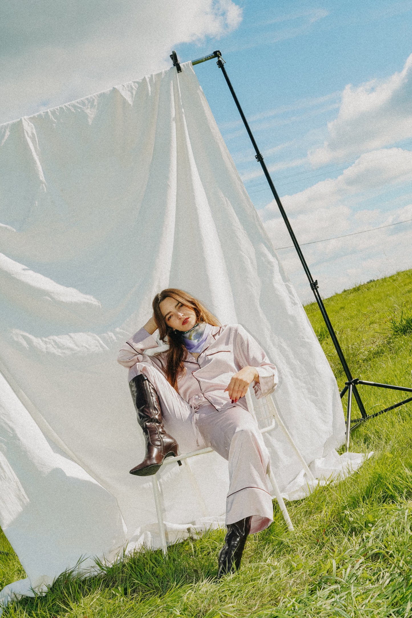 Foulard Pisces (Poisson) - Aigue Marine