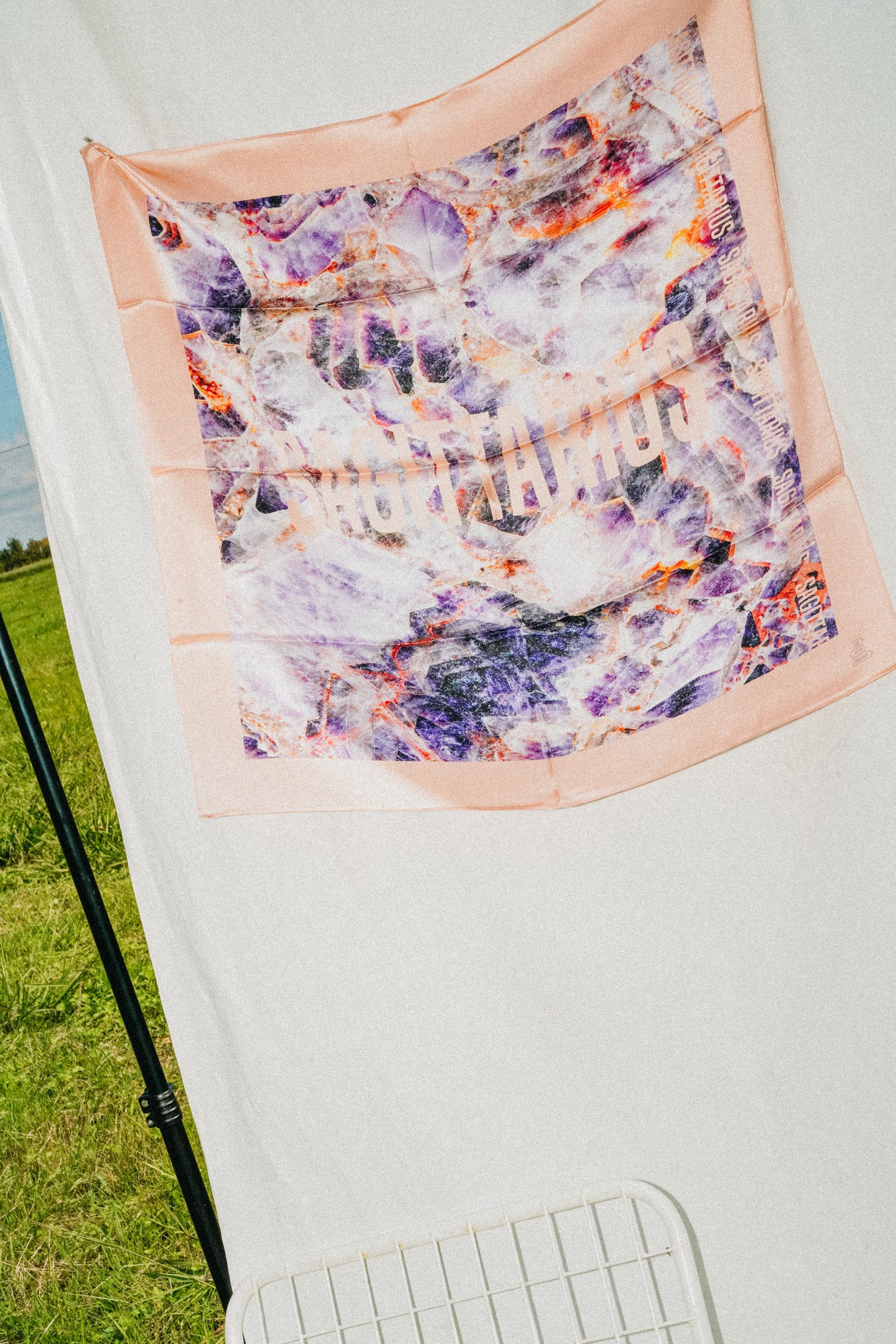 Foulard Sagittarius (Sagittaire) - Améthyste