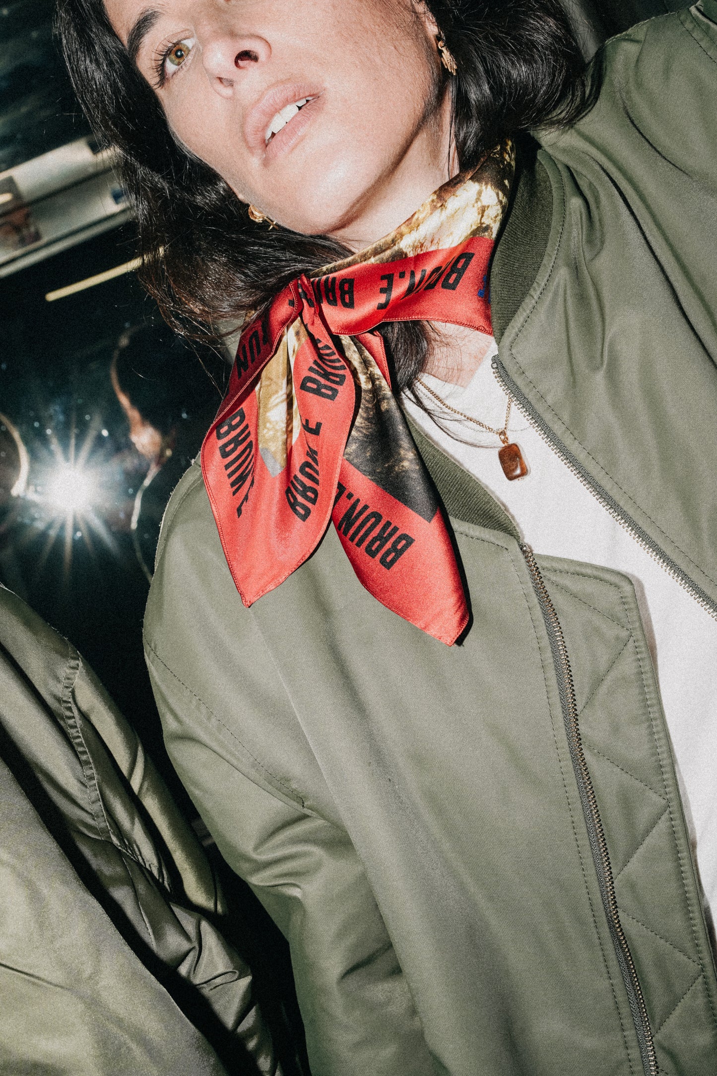 Foulard Brun.e