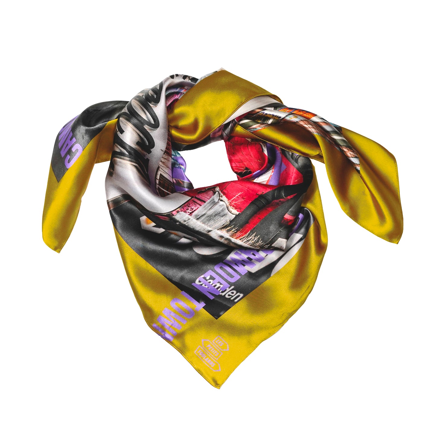 Foulard en soie 90x90 Camden Town – London