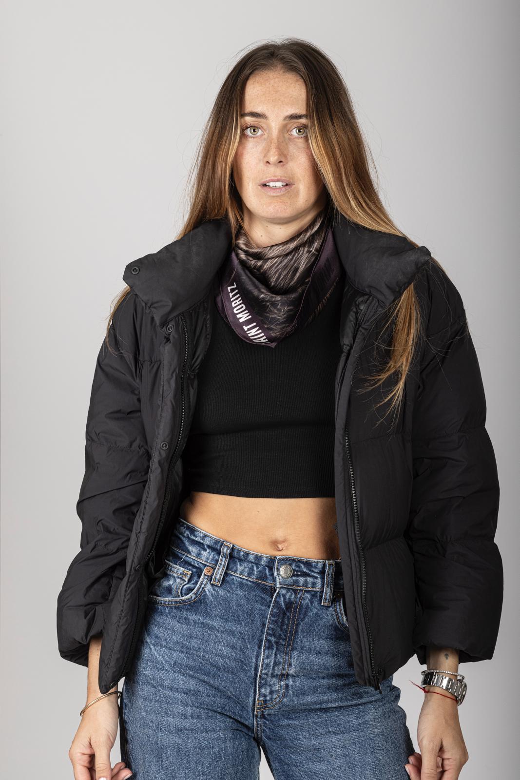 Foulard en soie imprimé Saint Moritz