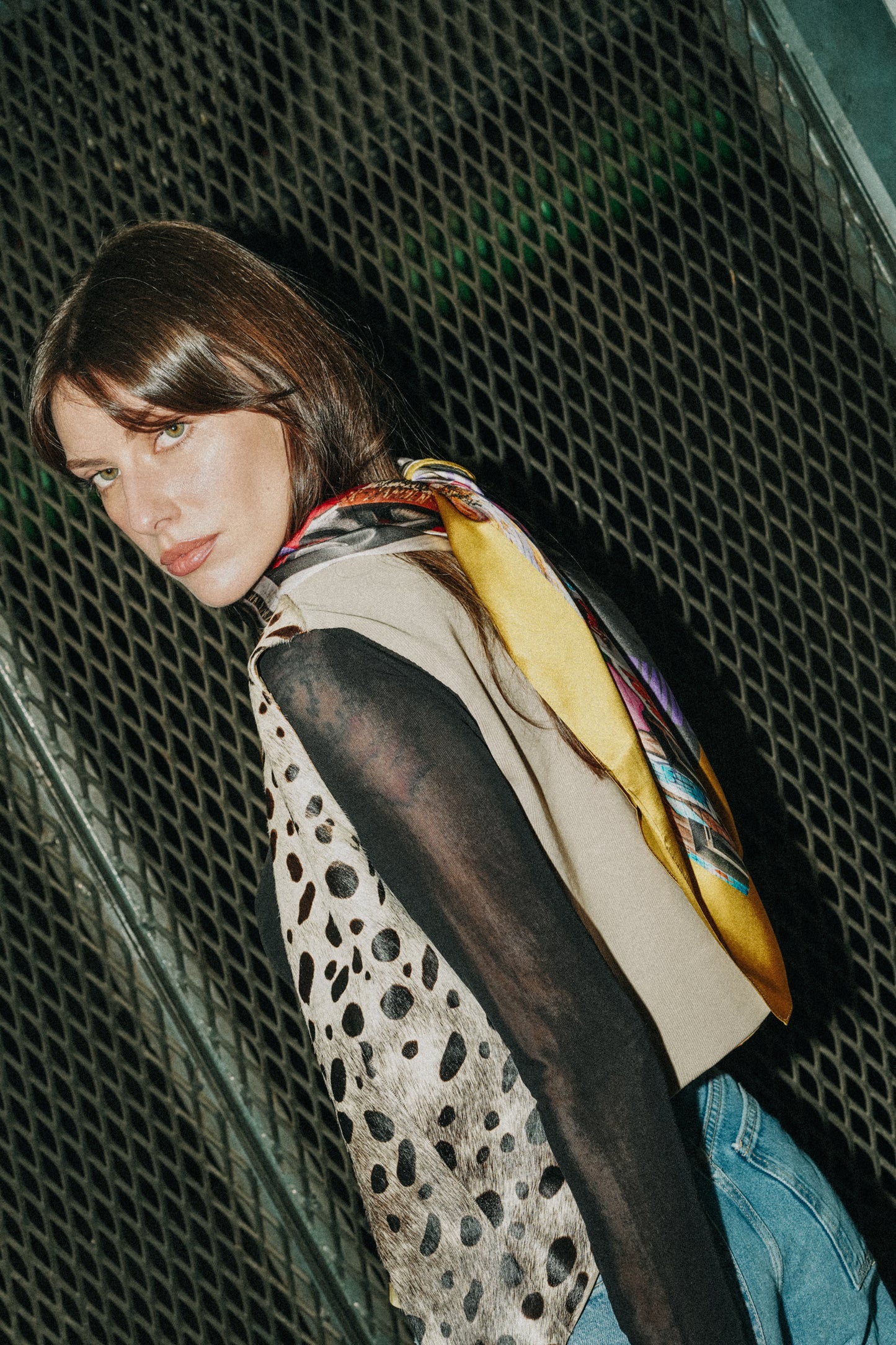 Foulard en soie 90x90 Camden Town – London