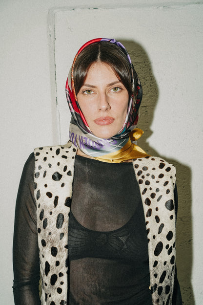 Foulard en soie 90x90 Camden Town – London