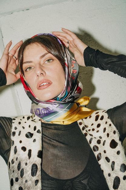 Foulard en soie 90x90 Camden Town – London