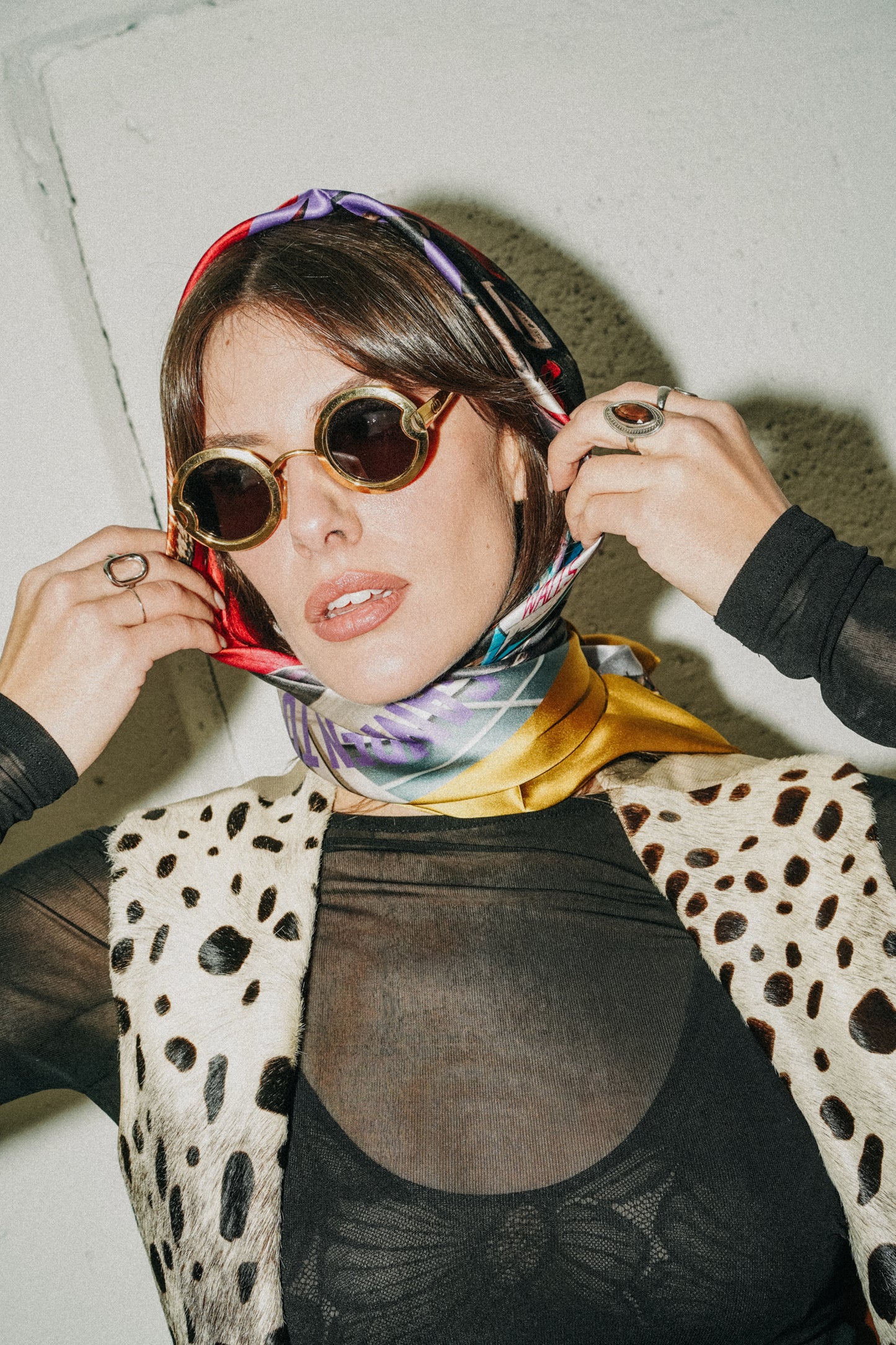 Foulard en soie 90x90 Camden Town – London