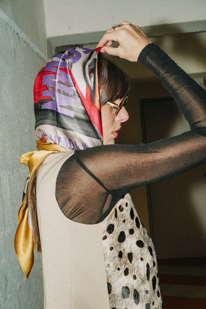 Foulard en soie 90x90 Camden Town – London