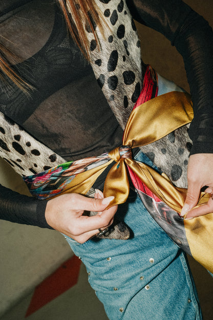 Foulard en soie 90x90 Camden Town – London