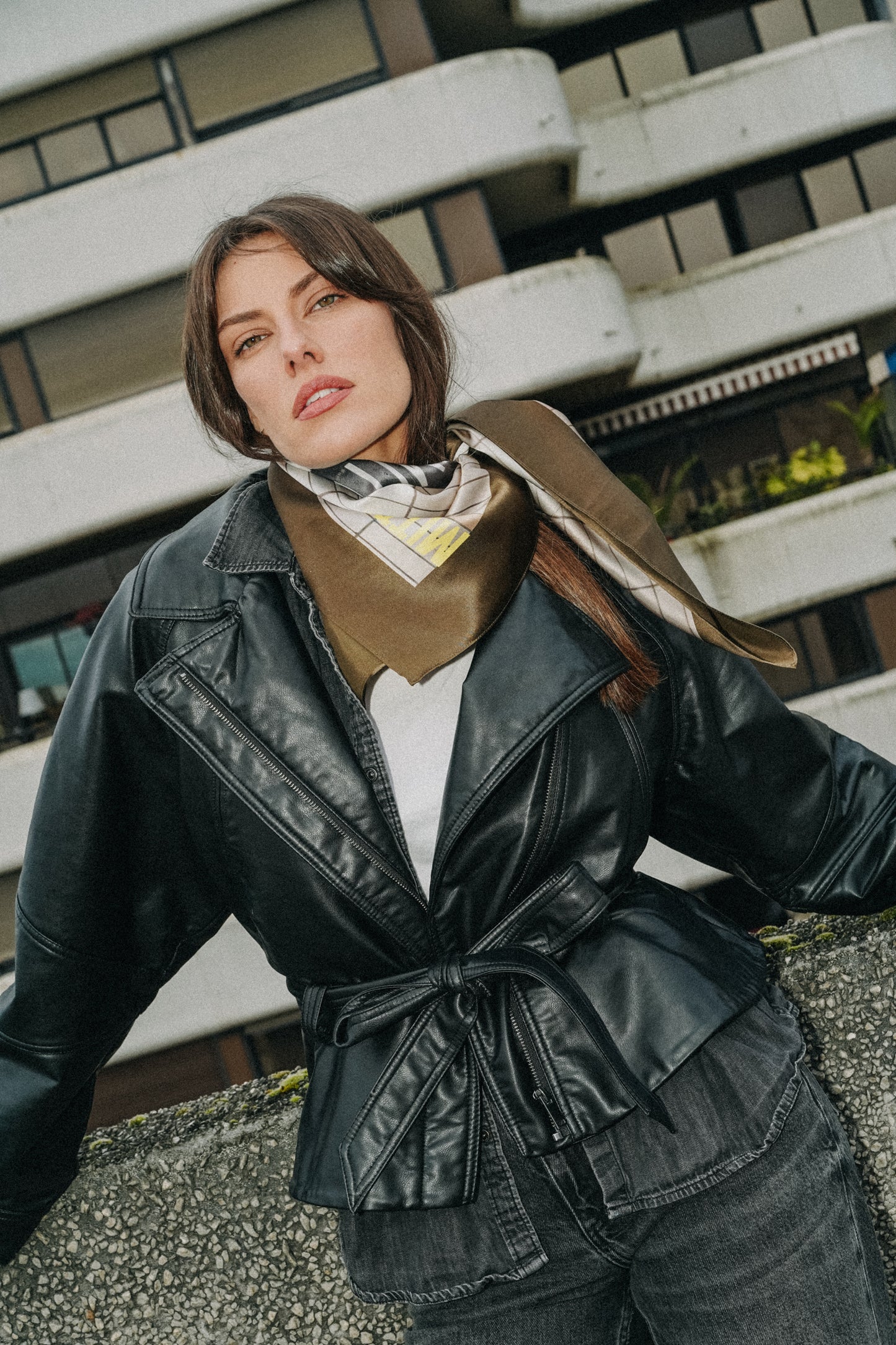 Foulard en soie 90x90 Mitte – Berlin