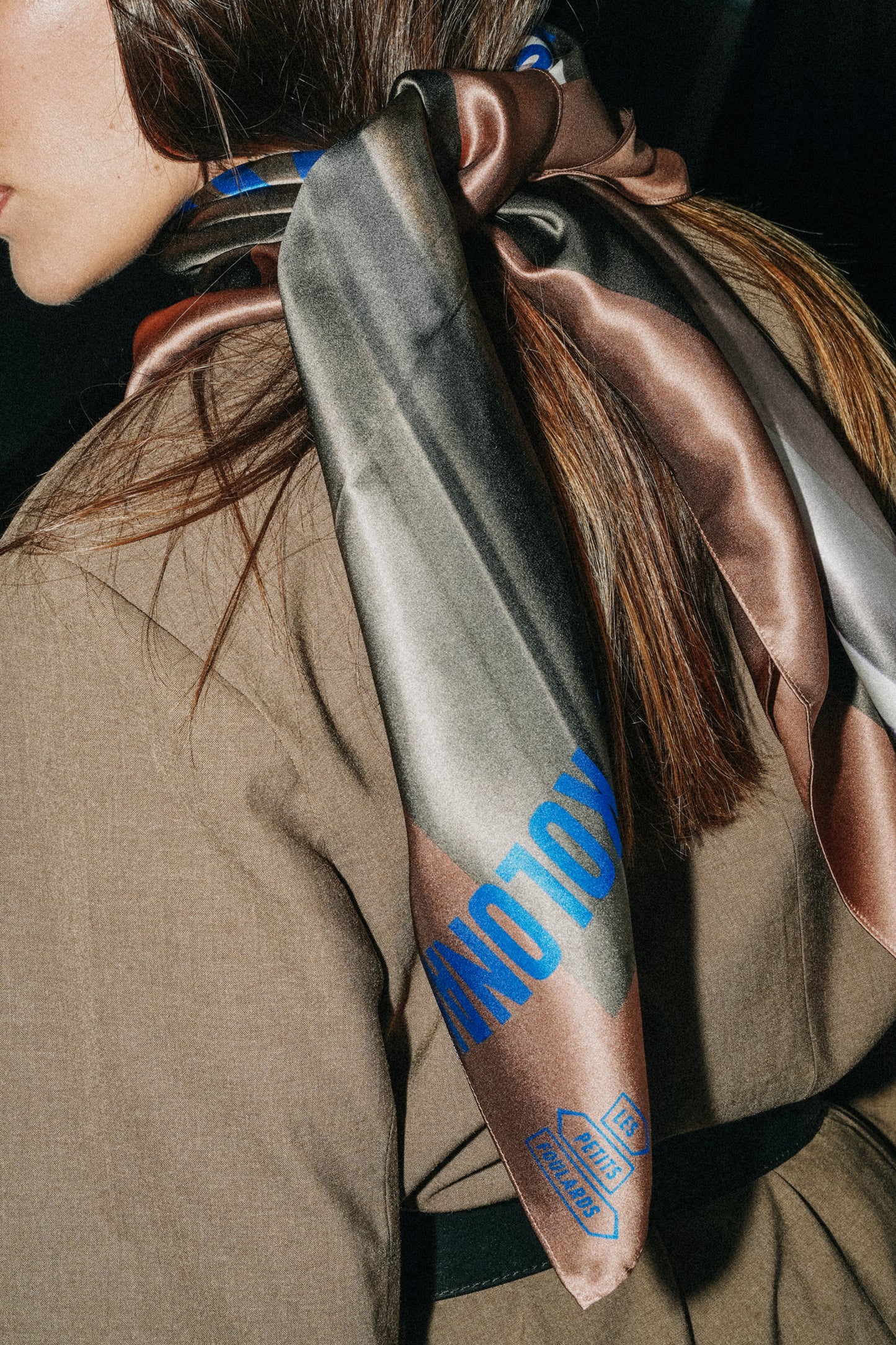 Foulard en soie 90x90 Kolonaki – Athens