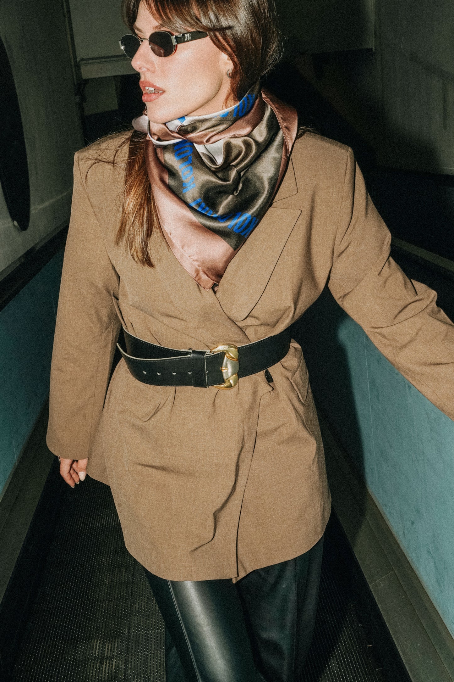 Foulard en soie 90x90 Kolonaki – Athens