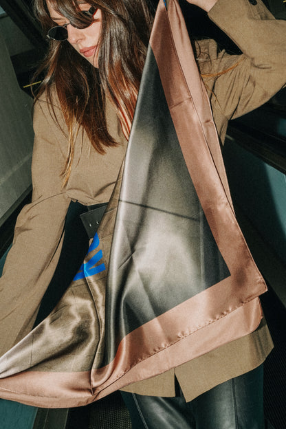 Foulard en soie 90x90 Kolonaki – Athens