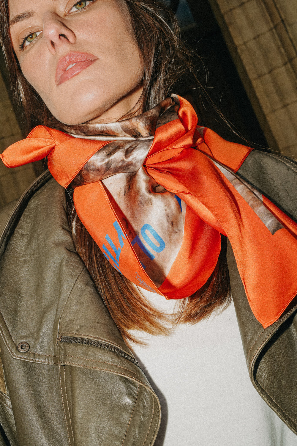90x90 Old City – Jerusalem silk scarf