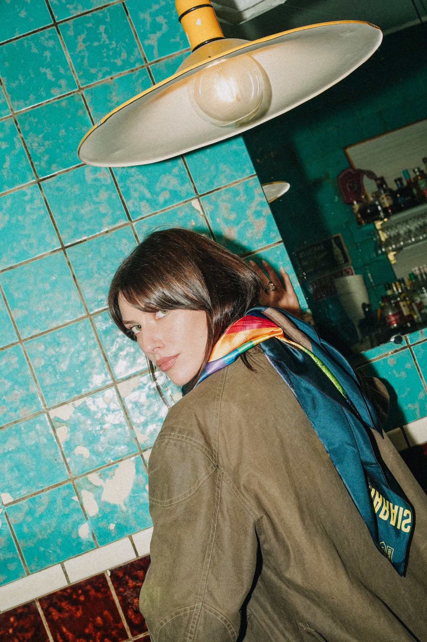 Foulard en soie 90x90 Le Marais – Paris