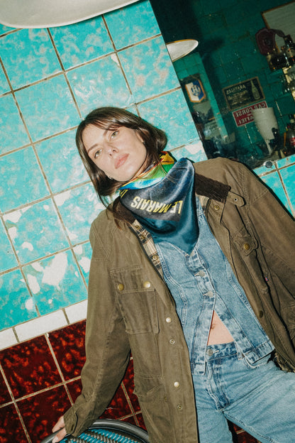 Foulard en soie 90x90 Le Marais – Paris