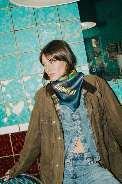 Foulard en soie 90x90 Le Marais – Paris
