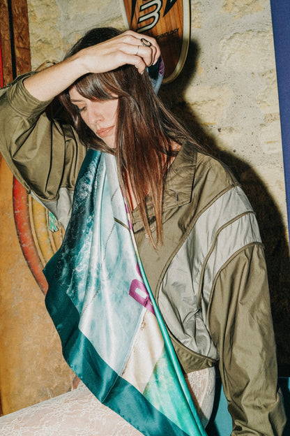 Foulard en soie 90x90 Bondi Beach – Sydney