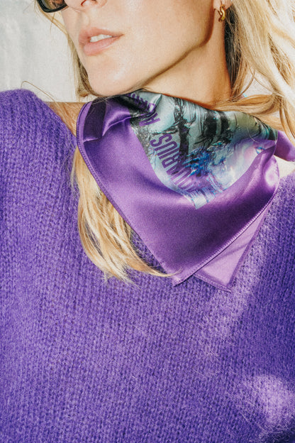 Foulard Aquarius (Verseau) - Fluorite