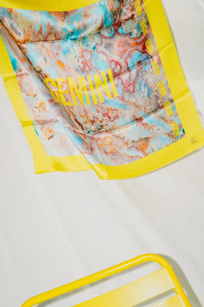 Foulard Gemini (gémeaux) - Agate