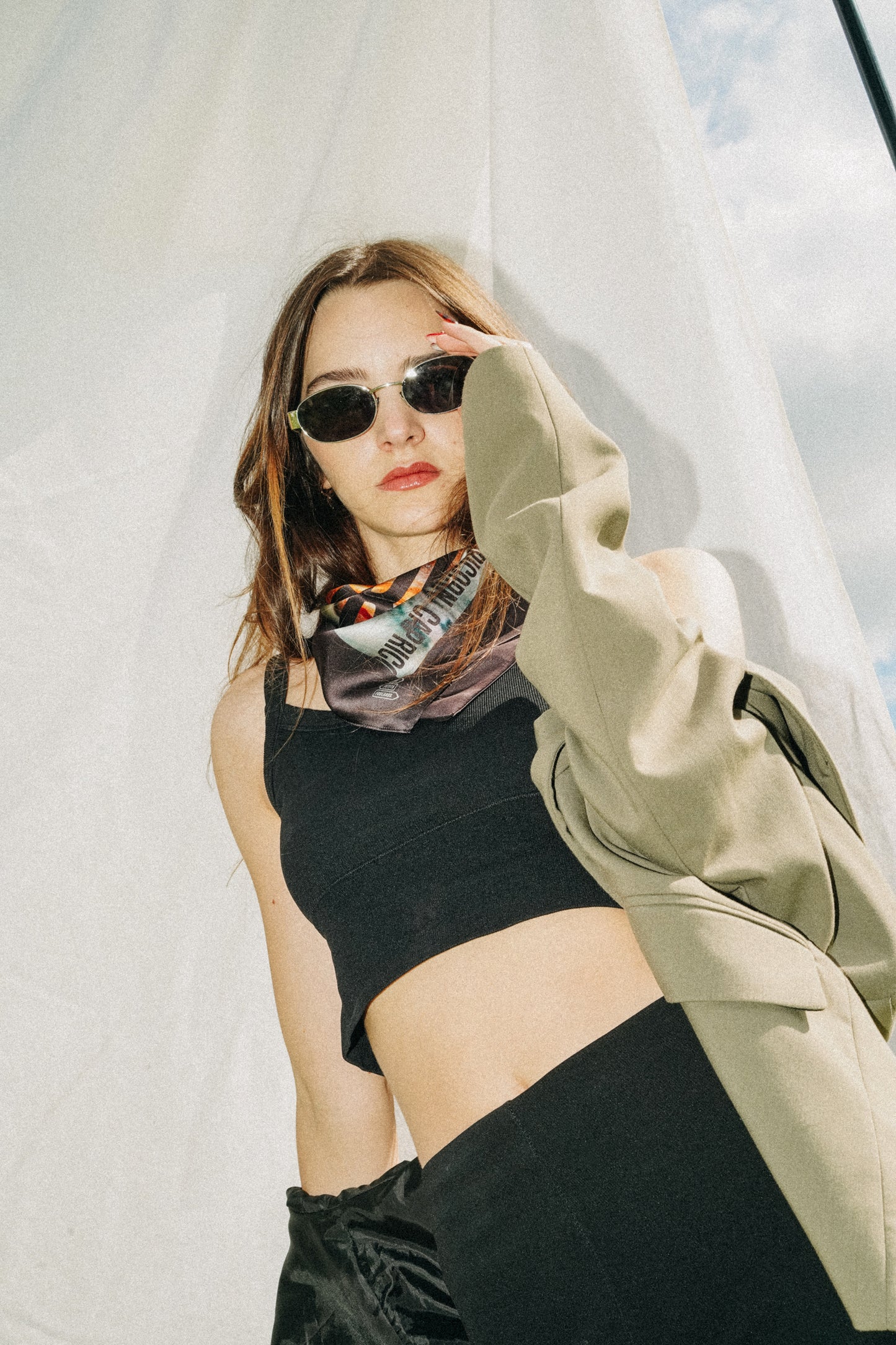 Foulard Capricorn (Capricorne) - Onyx