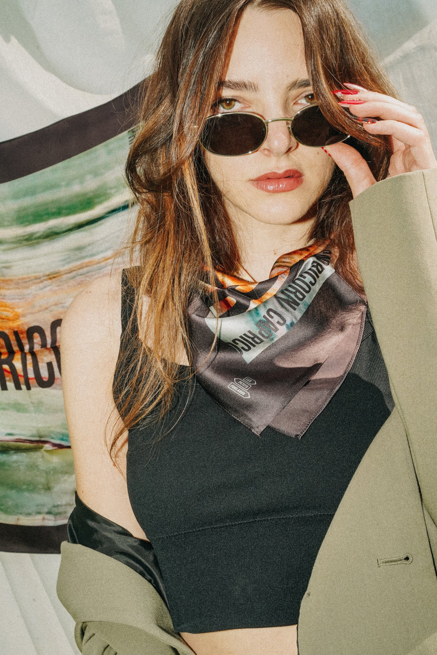 Foulard Capricorn (Capricorne) - Onyx