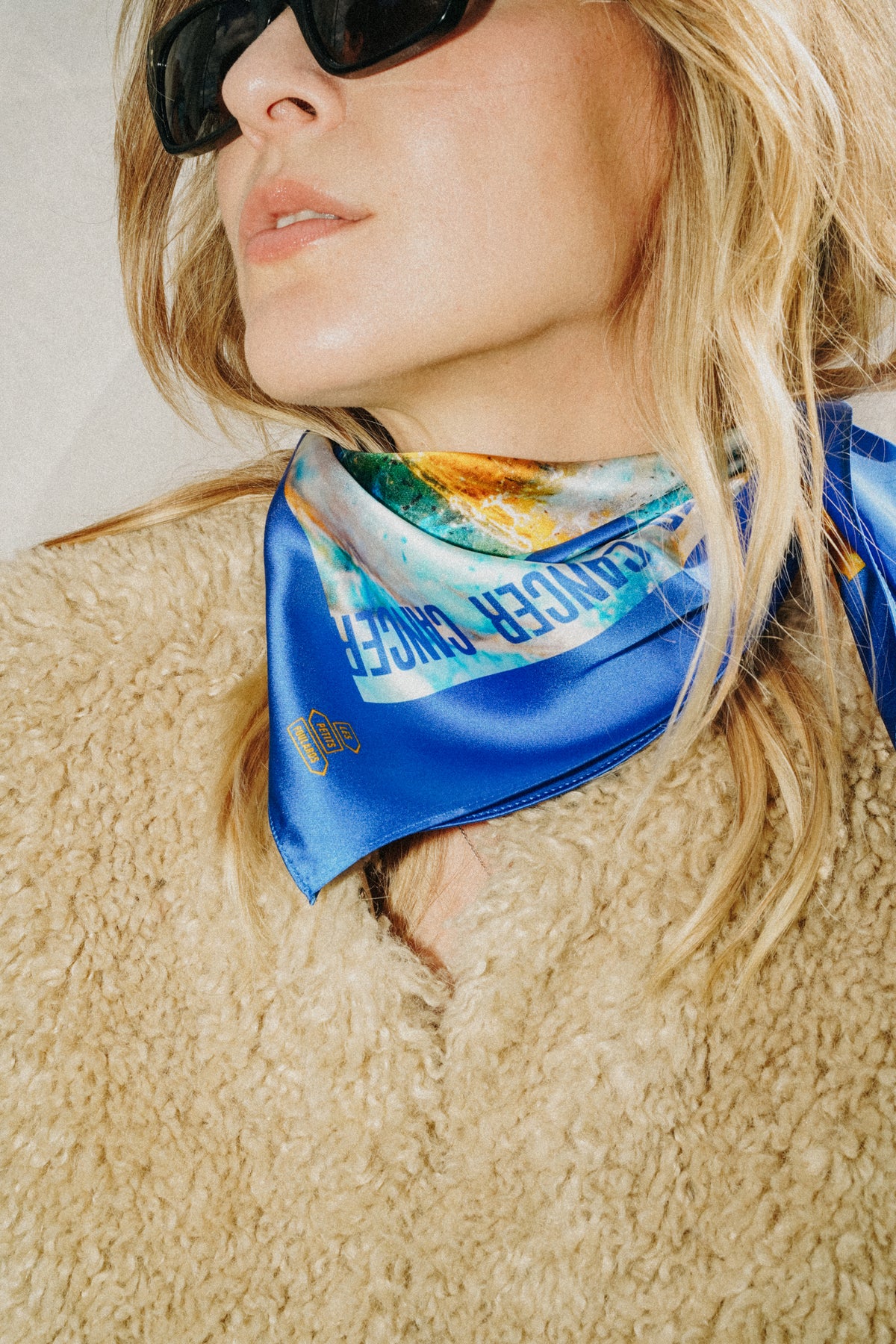 Cancer Scarf - Moonstone