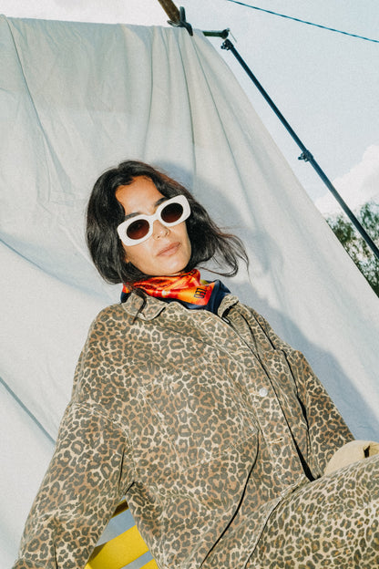 Foulard Leo (Lion)- Oeil de tigre