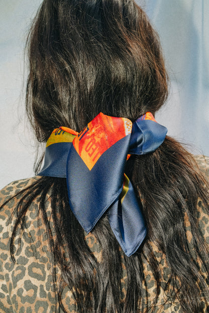 Foulard Leo (Lion)- Oeil de tigre