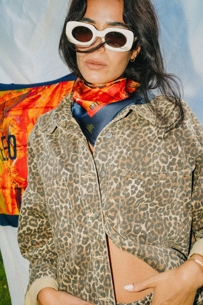 Foulard Leo (Lion)- Oeil de tigre