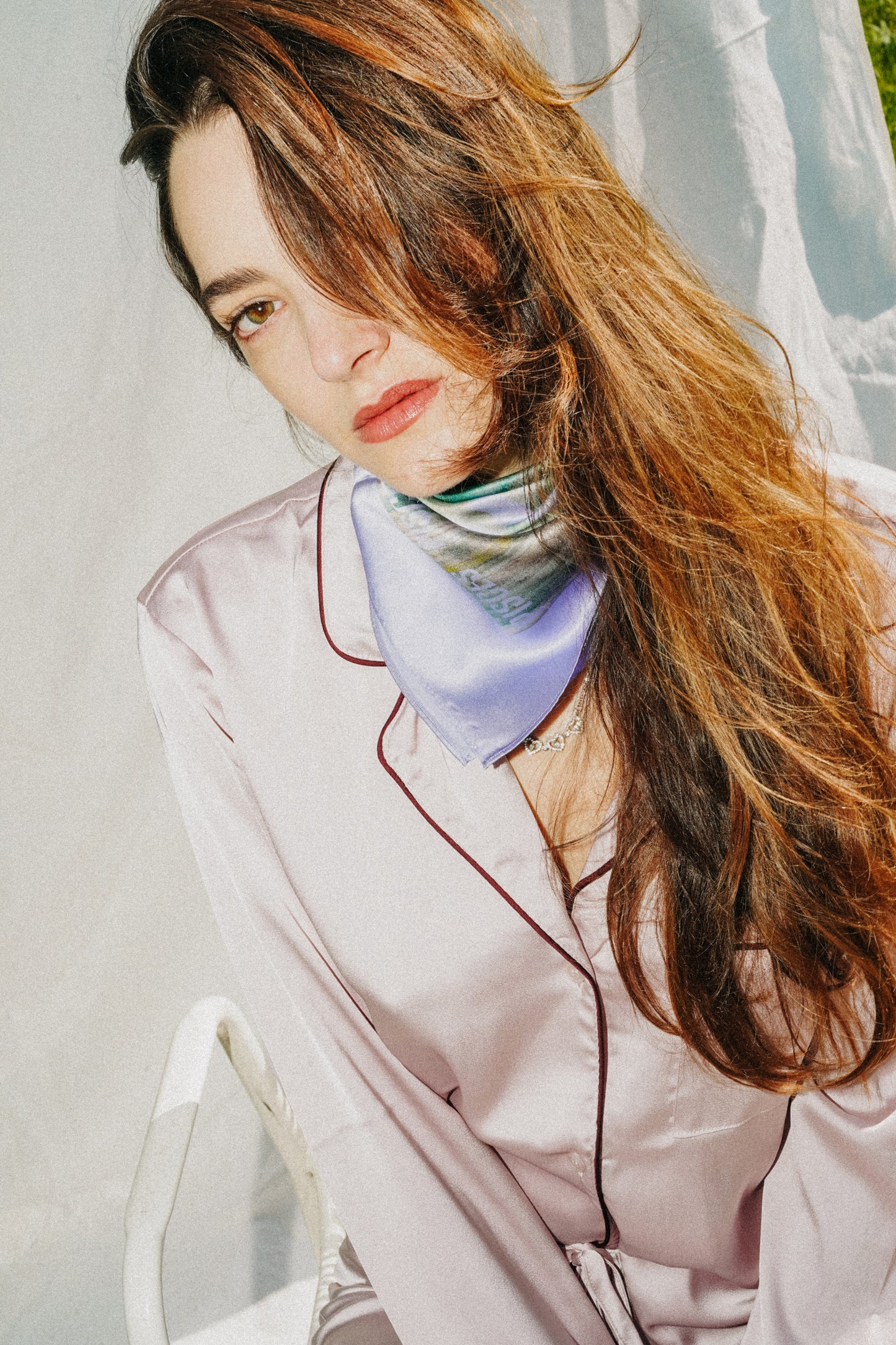 Foulard Pisces (Poisson) - Aigue Marine