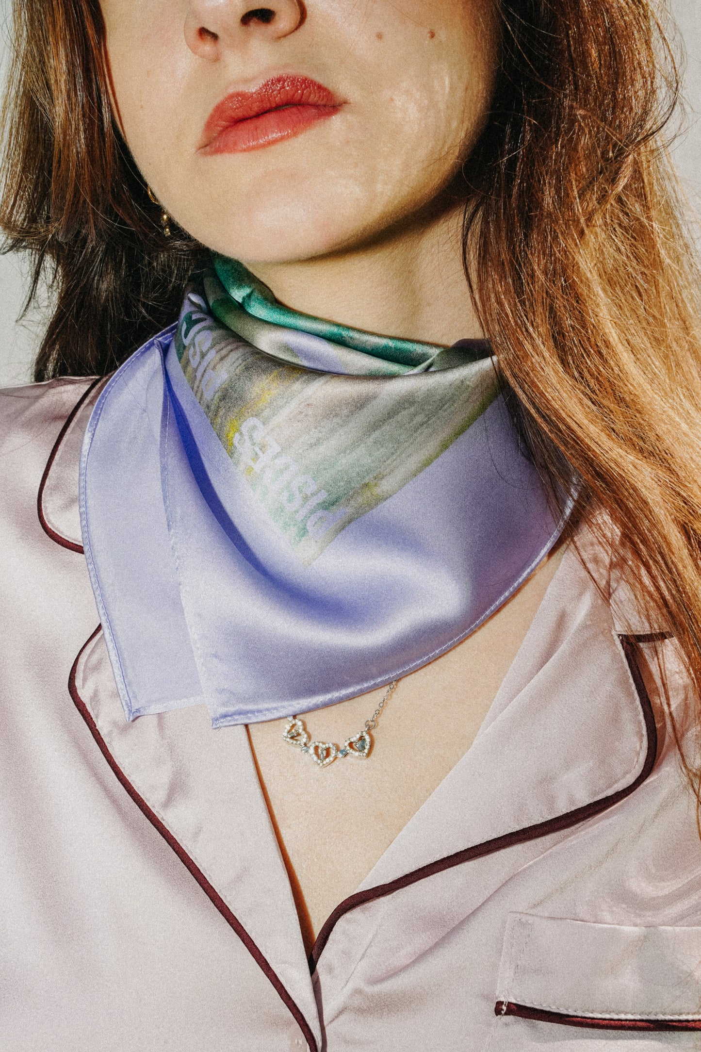 Foulard Pisces (Poisson) - Aigue Marine