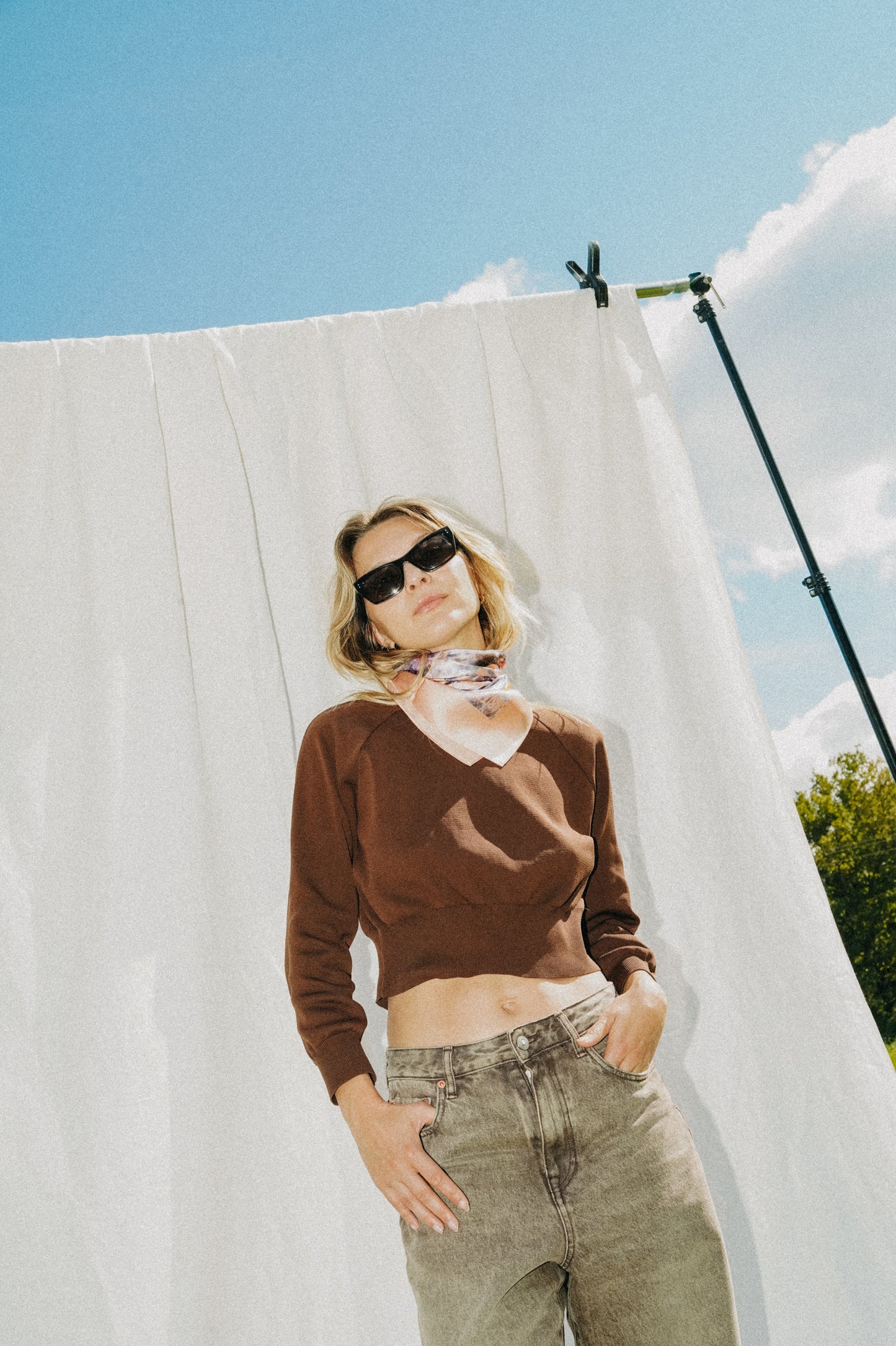 Foulard Sagittarius (Sagittaire) - Améthyste