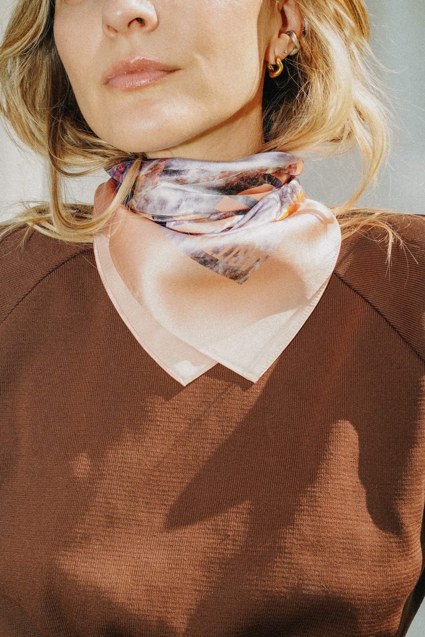 Foulard Sagittarius (Sagittaire) - Améthyste