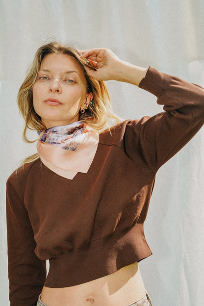 Foulard Sagittarius (Sagittaire) - Améthyste