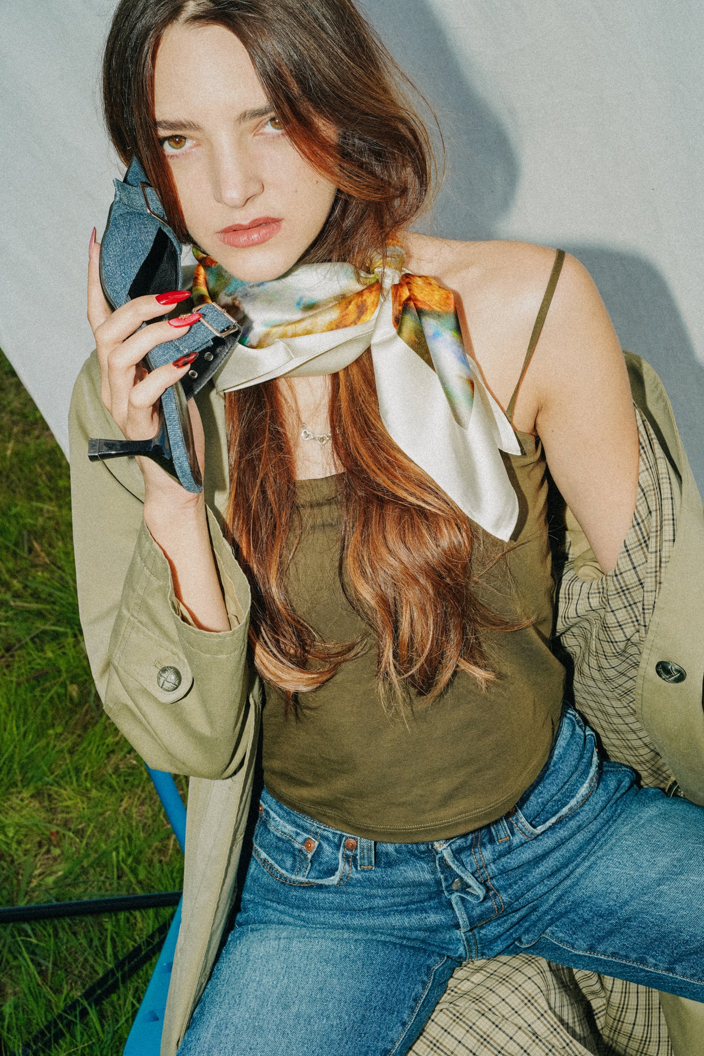 Foulard Libra (Balance) - Opale