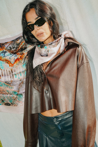 Foulard Virgo (Vierge) - Amazonite