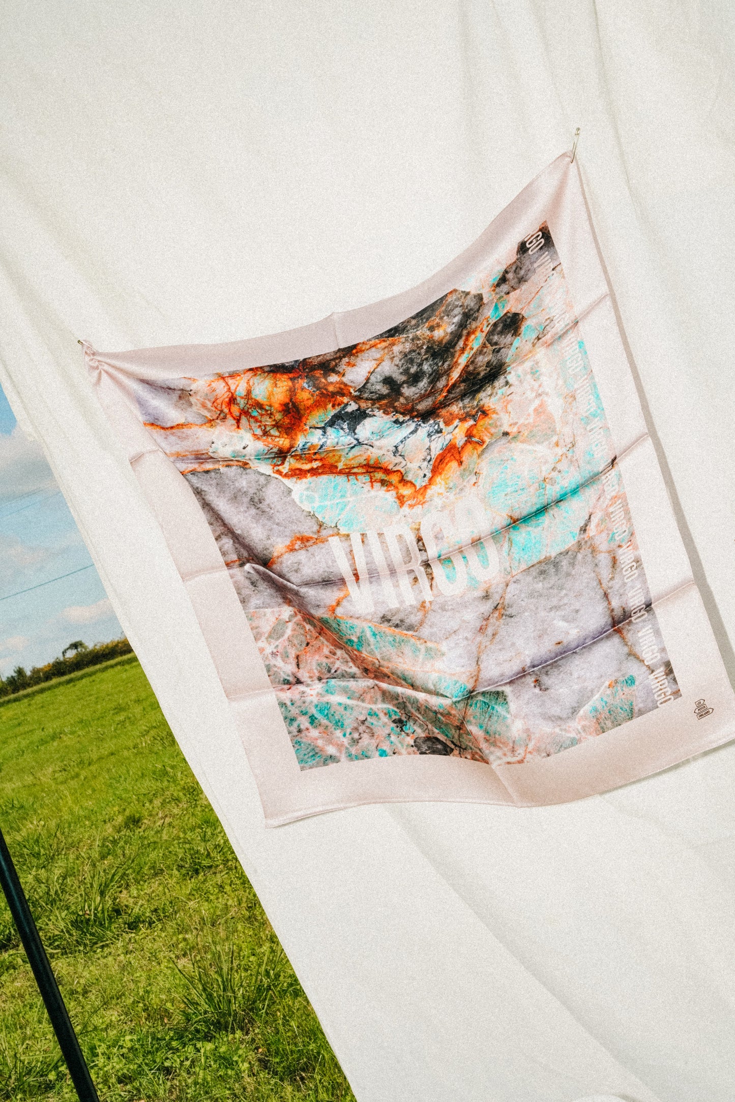 Foulard Virgo (Vierge) - Amazonite