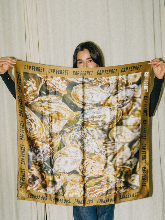 Foulard Cap ferret – Grand format 90 × 90 cm