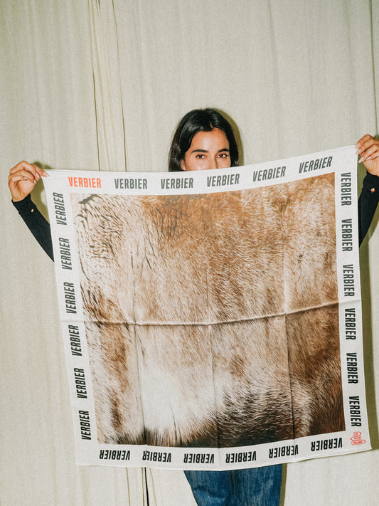 Foulard Verbier – Grand format 90 × 90 cm