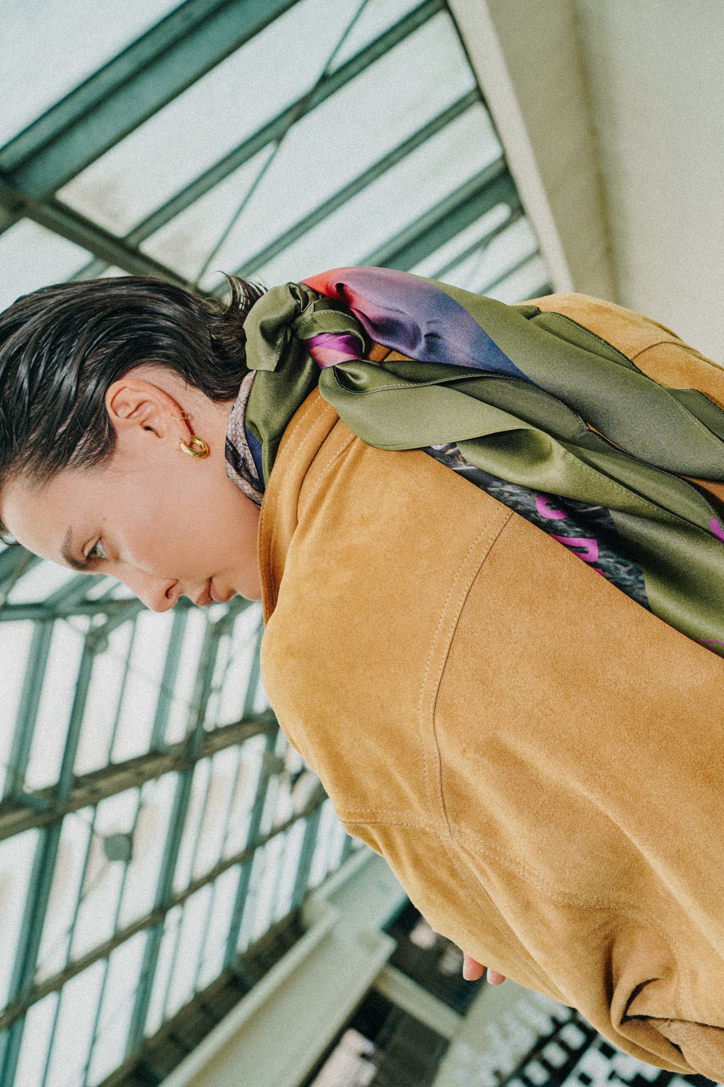 Foulard en soie 90x90 Arts District - Los Angeles