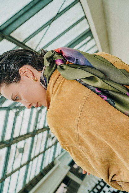 Foulard en soie 90x90 Arts District - Los Angeles