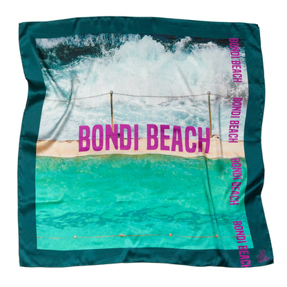 Foulard en soie 90x90 Bondi Beach – Sydney
