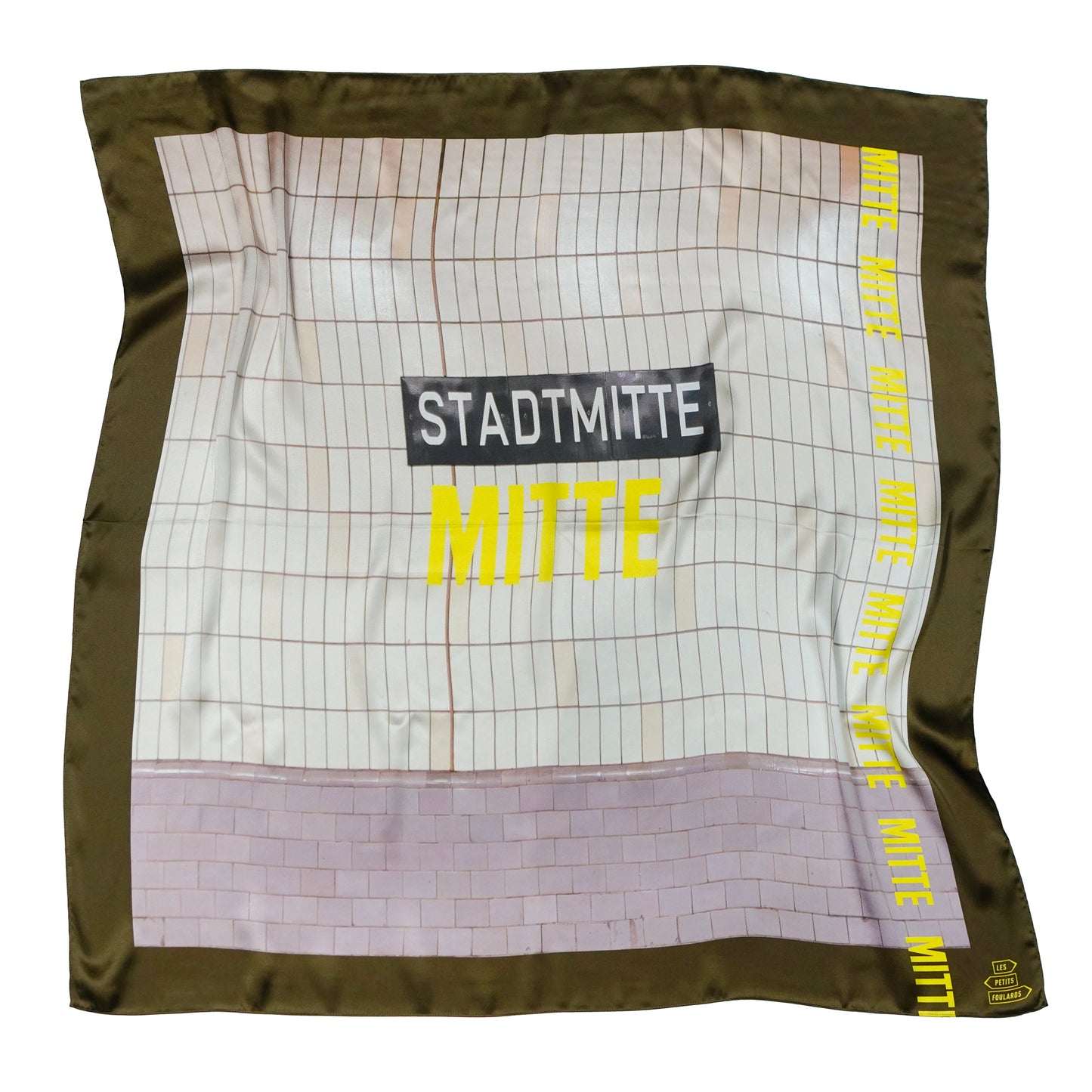 Foulard en soie 90x90 Mitte – Berlin