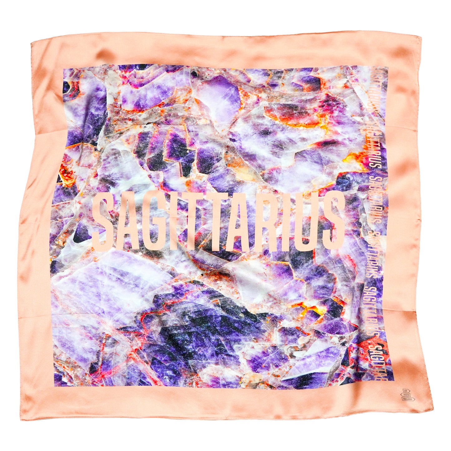 Foulard Sagittarius (Sagittaire) - Améthyste