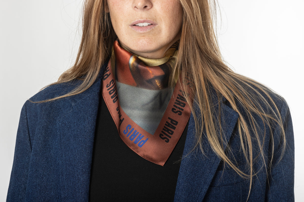 Paris love scarf