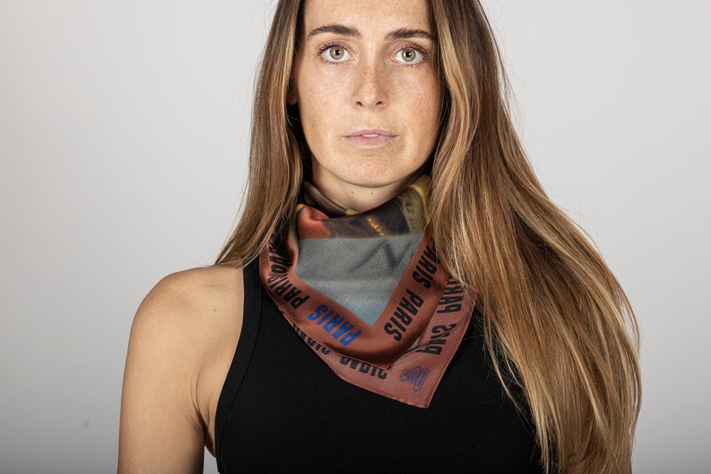 Paris love scarf