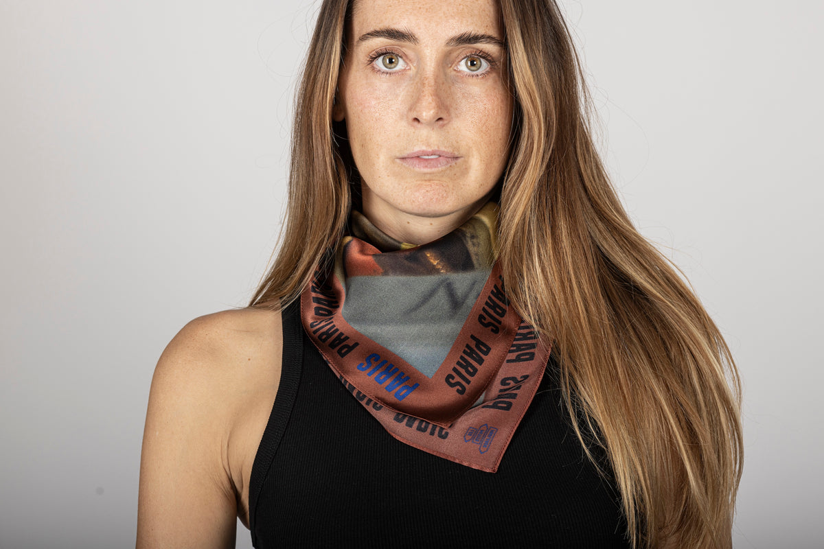 Paris love scarf