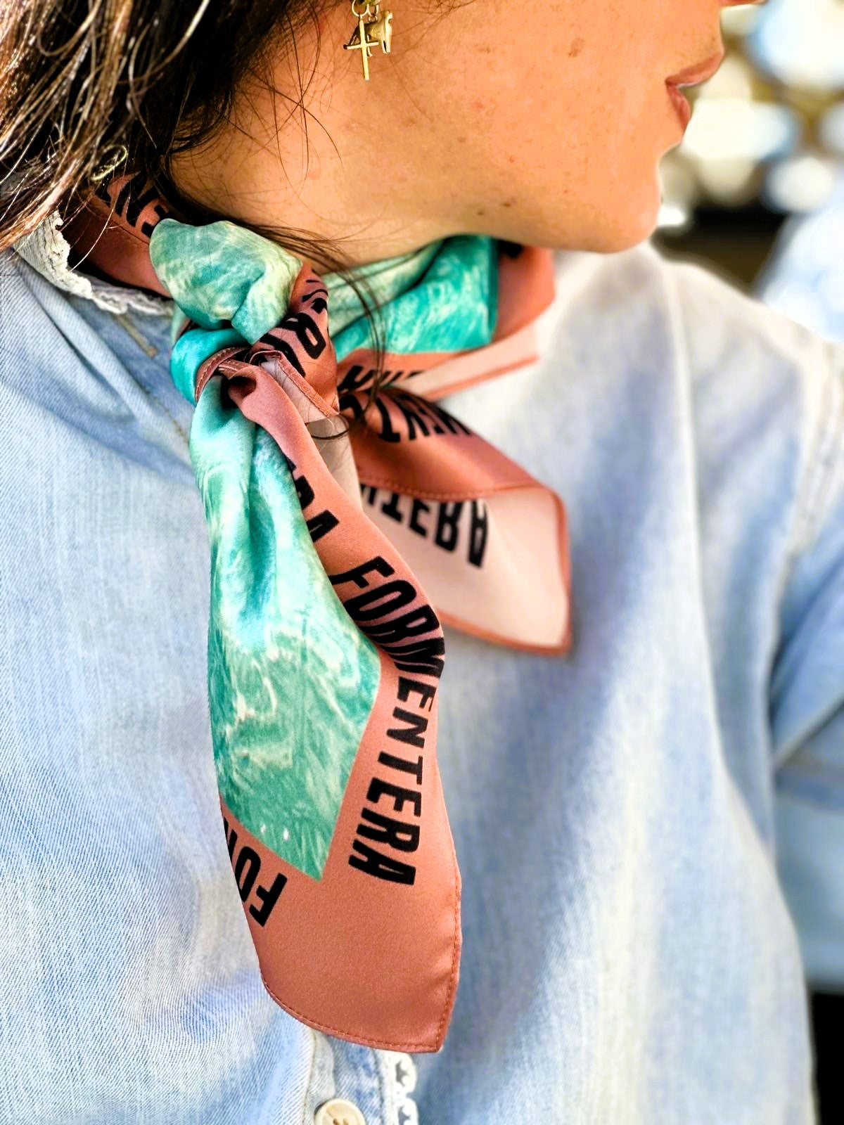 Foulard Formentera - 64 x 64 CM